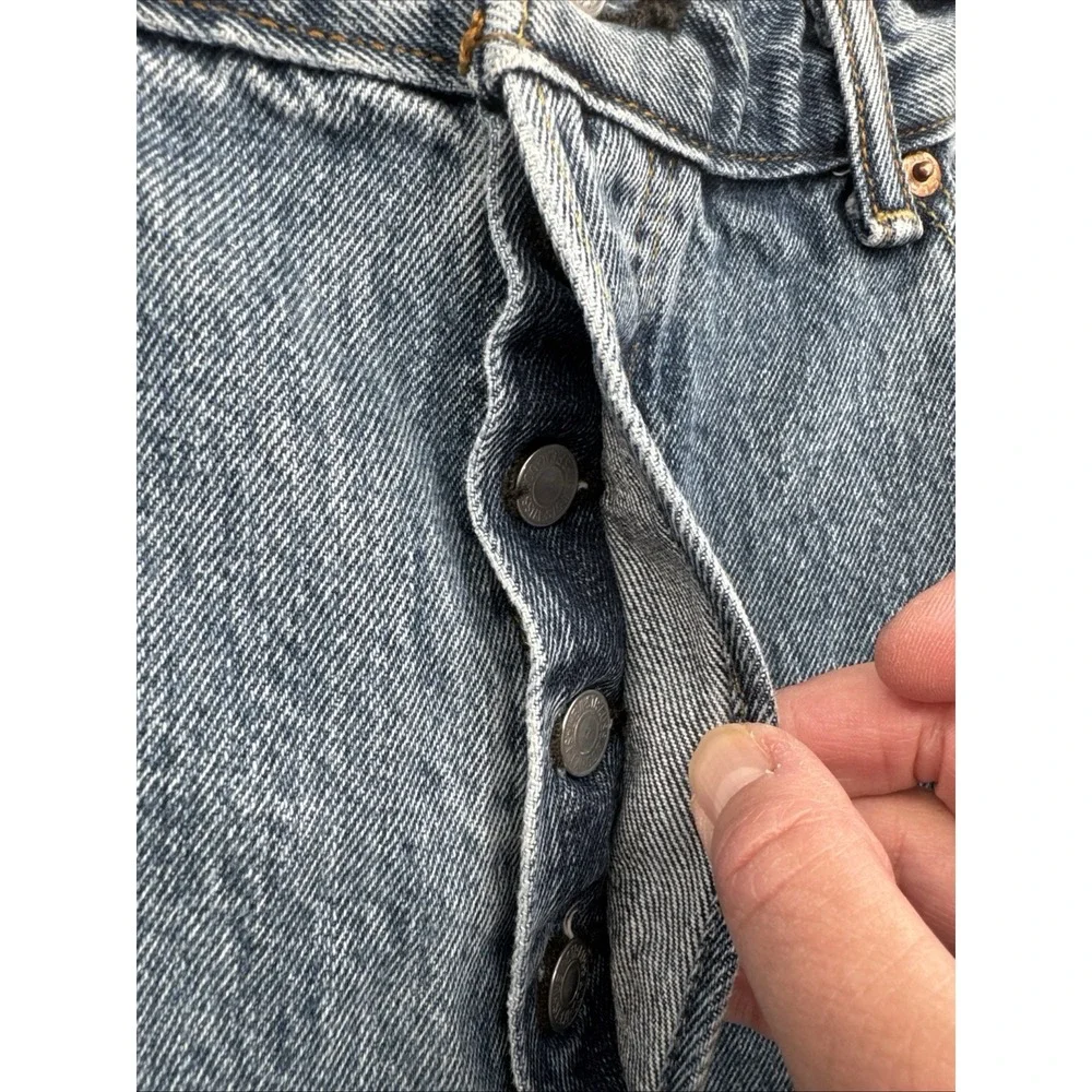 Levi's Mens Jeans 501 Straight Button Fly Denim‎ 38x30 Levis Country Cowboy